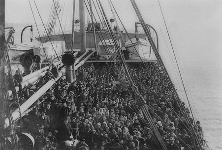 Immigrants on an Atlantic Liner